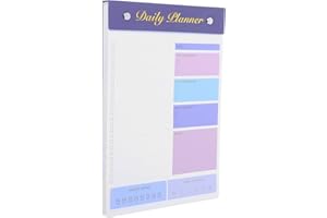 COHEALI Tear Off Daily Planning Notepad Large Desk Notepad with Spacious Layout Robust Paper Minimalist