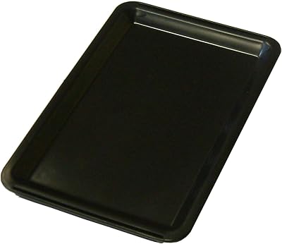 We Can Source It Ltd Black Plastic Rectangular Tip Tray Bill Presenter for