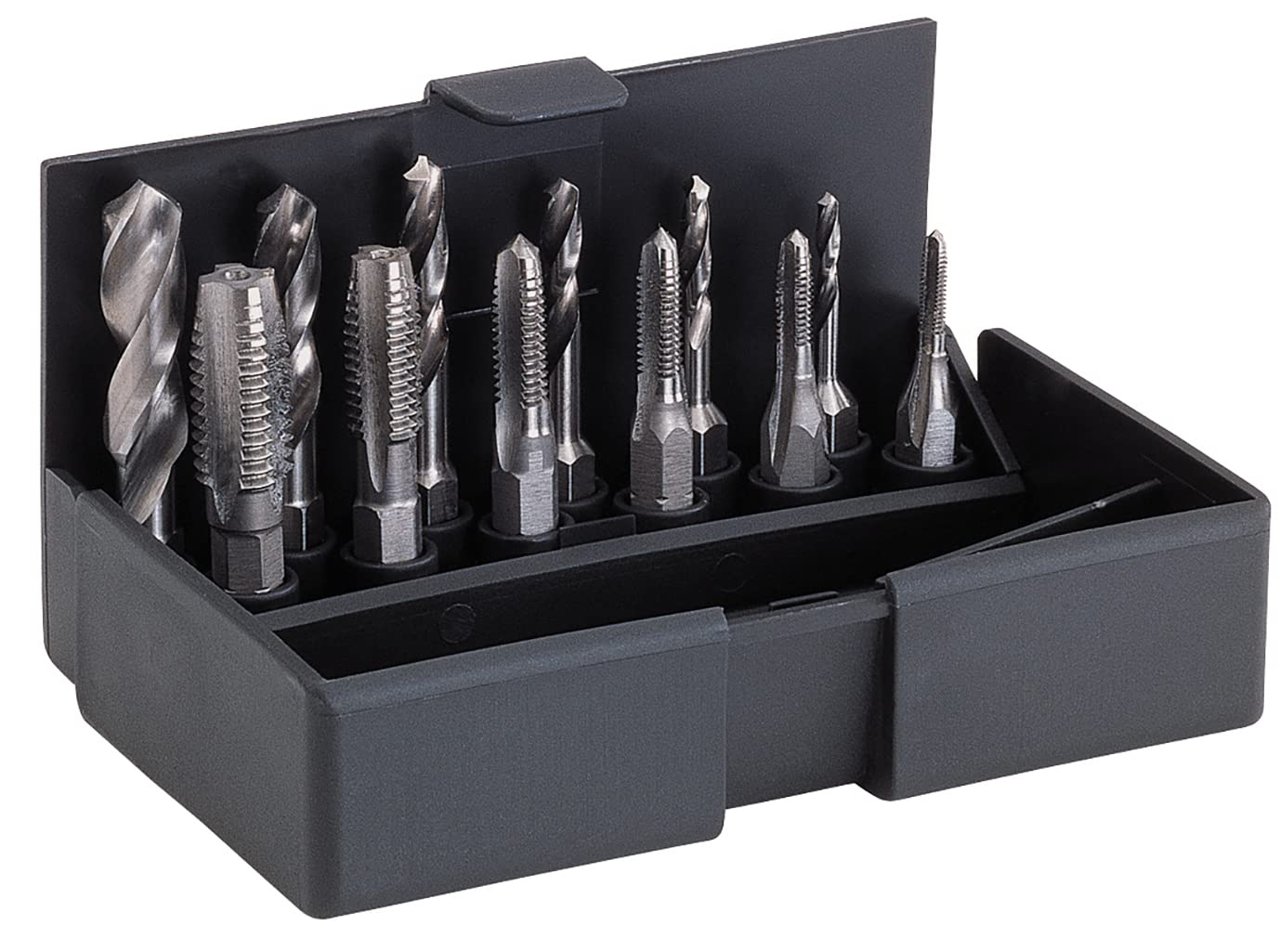 Volkel 3-10mm HSS Tap and Drill Set with 1/4-inch Hexagon Shank