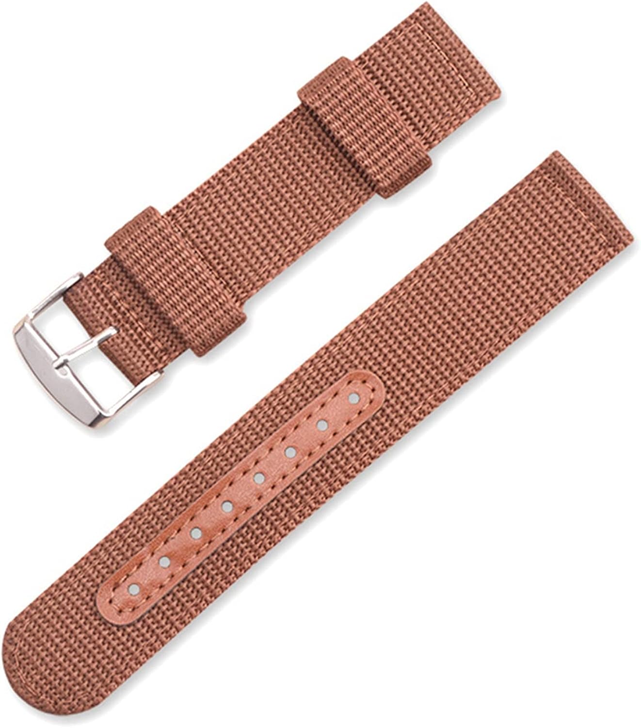 Nylon Watchband Strap 1824mm Stainless Steel Watch Accessories for Men