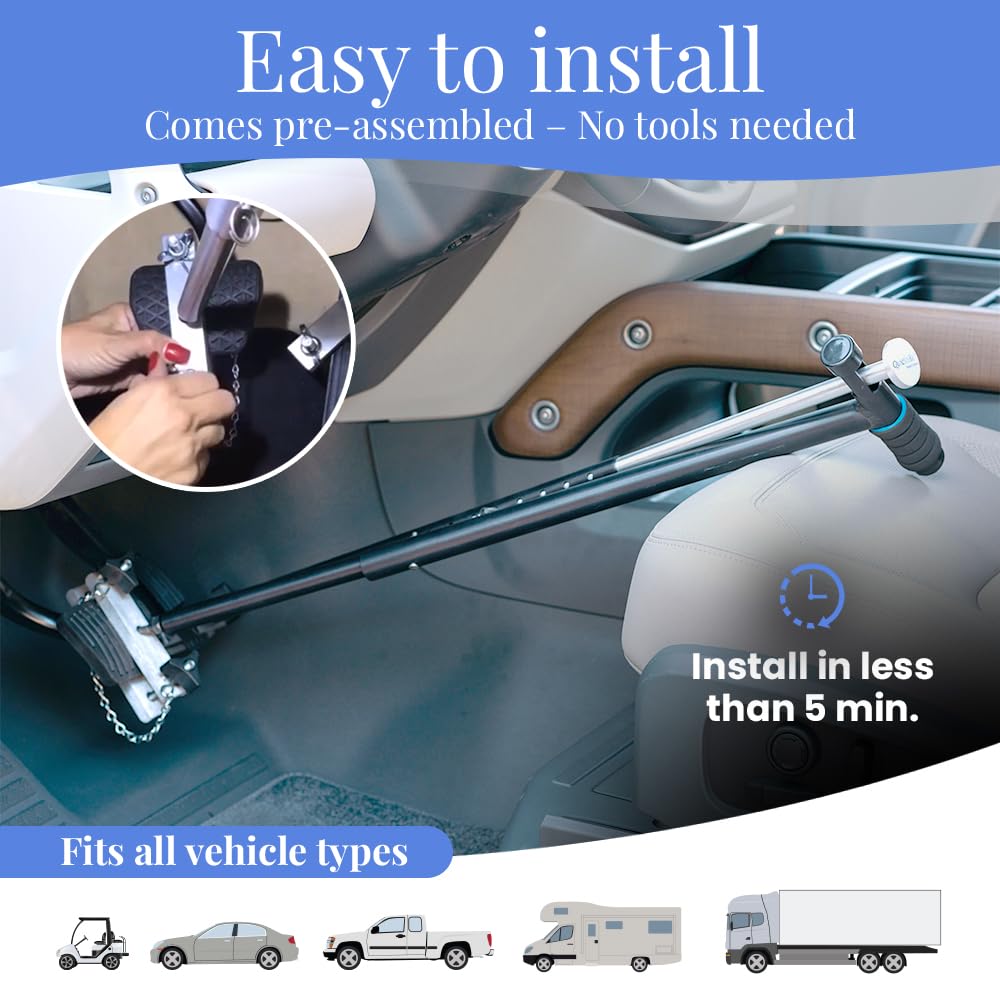 QuicStick Portable Car Hand Controls For Disabled Drivers, Handicap