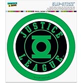 Justice League Green Lantern Athletic Logo Automotive Car Window Locker Circle Bumper Sticker