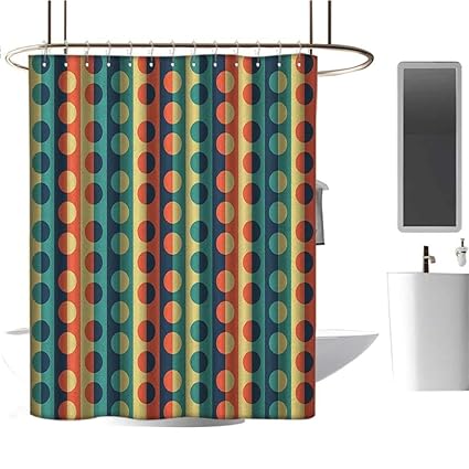 Amazon Com Timbeve Quality Polyester Shower Curtain Geometric