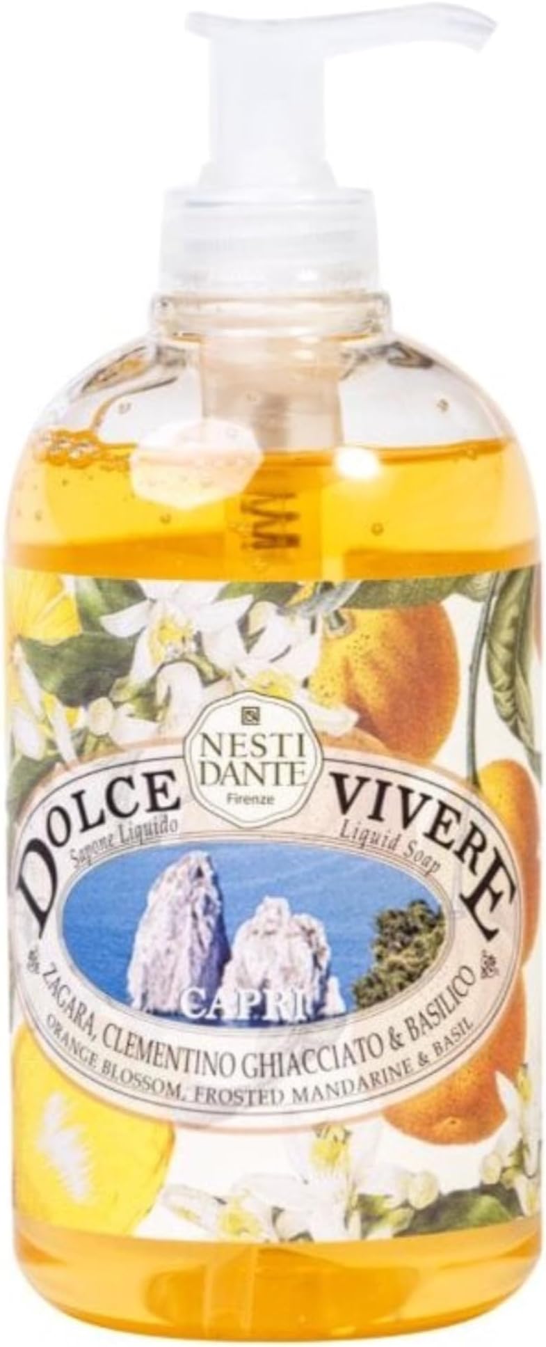 Nesti Dante Dolce Vivere Capri Liquid Soap 500ml Unisex All Skin Types