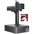Monport 20W Fiber Laser Engraver with LightBurn,Fiber Laser Marking Machine with Red Dot Pointer,4.3"x4.3" Metal Etching Machine for Metal Marking with 100000 Hour Lifespan BSLcad Included