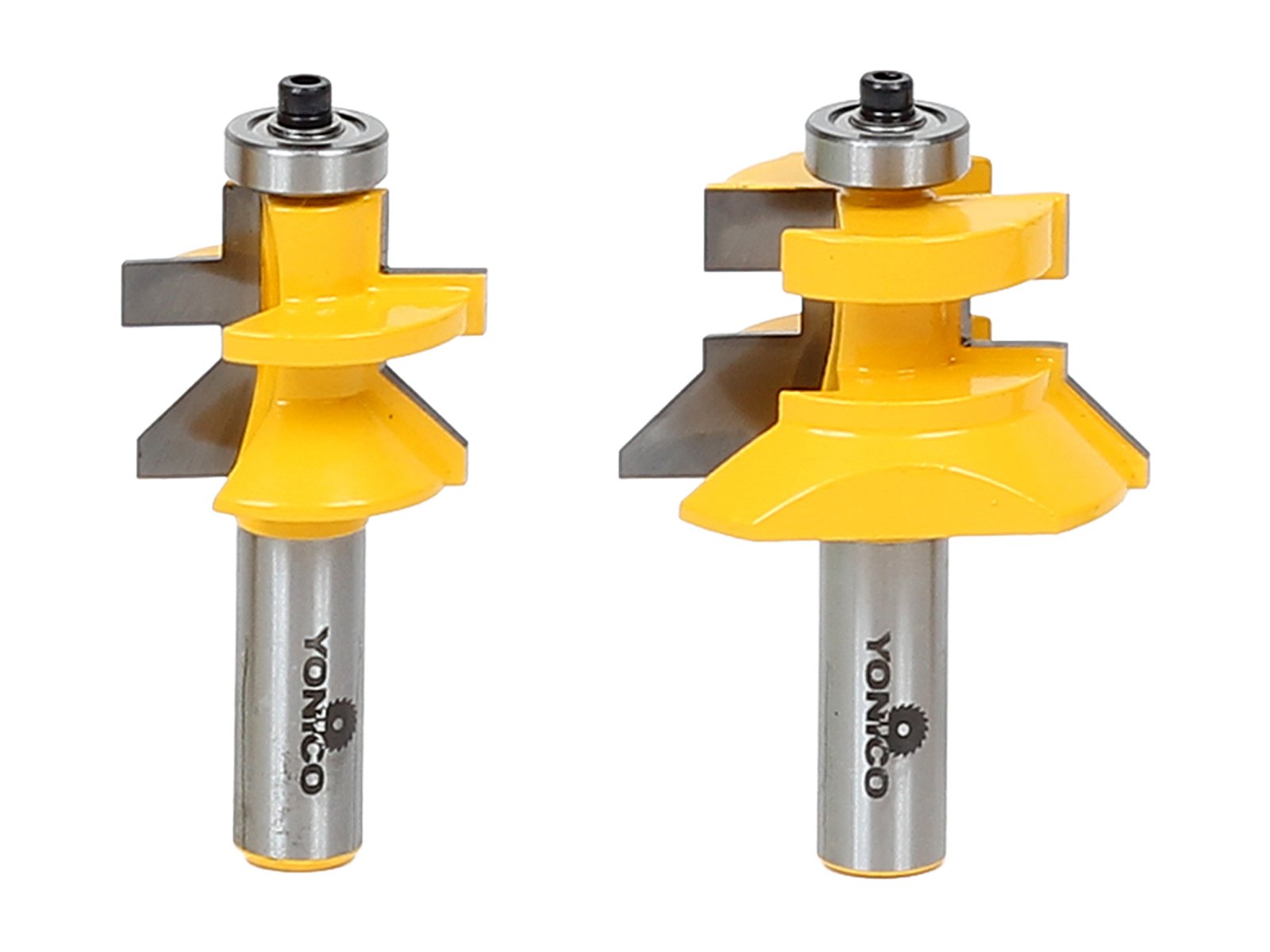 Yonico 15227 Flooring 2 Bit Tongue and Groove Flooring Router Bit Set 1/2-Inch Shank โ image 1