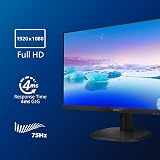 Philips 273V7QJAB 27" FHD IPS 75Hz 4ms Monitor Speakers Narrow Bezel HDMI VGA view 6