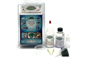 Plastex Plastic Repair Kits - Easily Glue, Repair or Remake Broken Plastic, Fiberglass, Wood & More! (Standard Clear Kit)