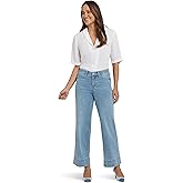NYDJ Womens Teresa Wide Leg Jeans