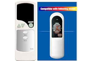 GENGQIANSI Replacement Remote Control for Lifesmart Lifepro Infrared Quartz Heater S-1500-6WB LS1001HH13 LS1000HH13 LS-1000X-6W LS-6BPIQH-X LS-4W1500-X LS-1500X-6WB KUH25-01