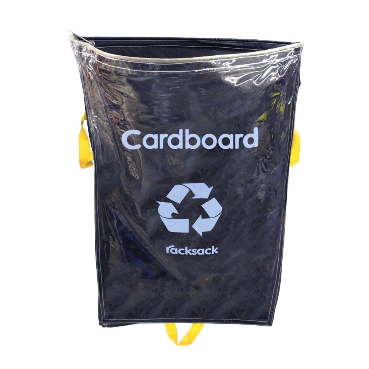 Clear Racksack Warehouse Recycling Sack 1000mm high x 920mm wide - 160L - Recycling Waste Segregation Management - Warehouse Recycling Sack, Recycling Sack (Pack of 1, Cardboard)