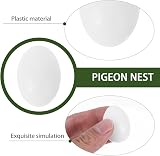 iplusmile 30Pcs Solid Plastic Pigeon Eggs to Stop Birds Laying Eggs Ornament view 6