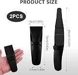 JUGCUT 2pcs Silicone Shaver Case Portable Waterproof Manual Razor Holder Travel view 2