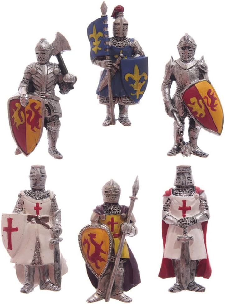 Puckator Medieval Knight Fridge Magnet - Cute Funny Fridge White Board Coloured Powerful Strong Magnets - Magnetic Pins - Locker Accessories - Souvenir - Office Supplies