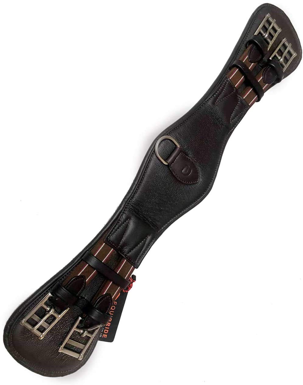 Equipride " Super Soft Dressage Girth 100% English Calf Leather BROWN (85 cm (34"))