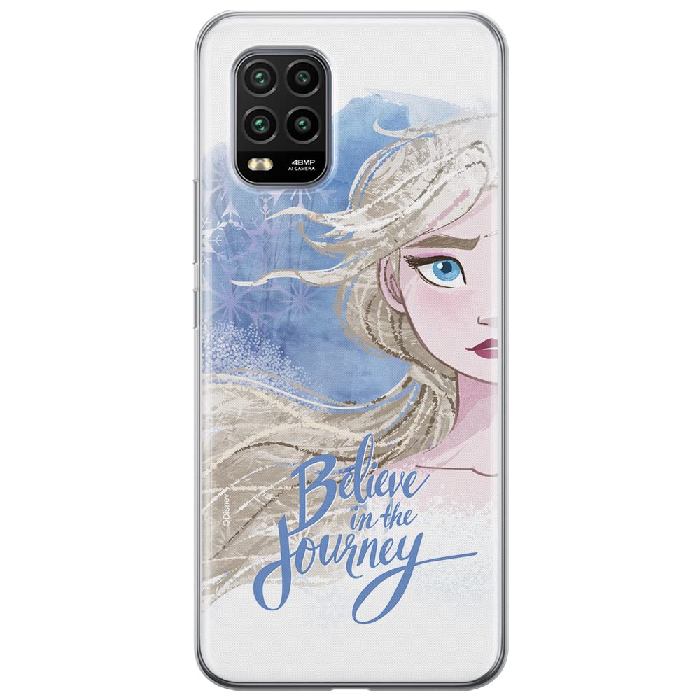 ERT GROUP mobile phone case for Xiaomi MI 10 LITE original and officially Licensed Disney pattern Elsa 015 optimally adapted to the shape of the mobile phone, case made of TPU