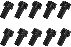 MADYIBOSHI MadYibishi 10 PCS lamp Switch Replacement Turn Knobs, Light Lamp Turn On/Off Switch Knobs Replacement for Floor and Table Lamps. (0.78inch, Black)
