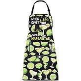 FUSTMW Bartender Aprons with Pocket Margaritas Gifts for Cocktail Lovers Apron Margarita Drink Gifts Mixology Bartending Gift