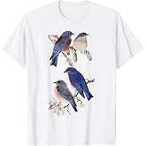 Patience Bluebird of Happiness Blue Bird Eastern Bluebird T-Shirt