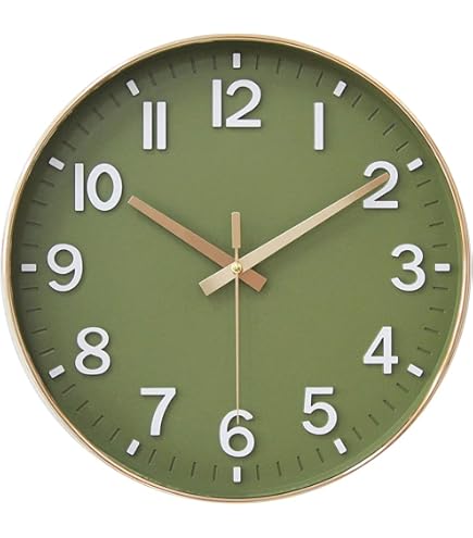 Amazon.com: HZDHCLH 12 inch Wall Clocks Battery Operated, Modern