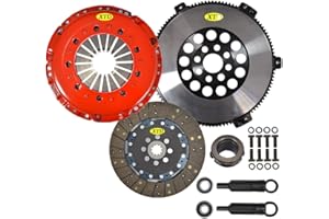XTD CLUTCH XTD STAGE 2 PRO CLUTCH & LIGHTEN CHROME MOLLY FLYWHEEL KIT compatible with BMW 323 325 328 525 528 i is Z3 M3 E34 E36 E39