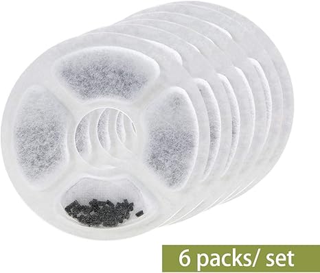 Dadypet Filtres Pour Fontaine à Chat Chien Filtres De Remplacement Filtre De Rechange Seulement Compatible Fontaine à Eau Pour Chat Chien Saine Et