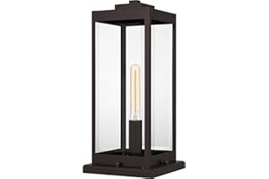 Quoizel Westover 1-Light Western Bronze Outdoor Pier Mount Light