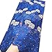 WorthSJLH African Lace Fabric 5 Yards 2019 Weddings Lace Embroidered Peach French Net Lace Guipure Nigerian Lace Fabrics LF811 (Royal Blue)