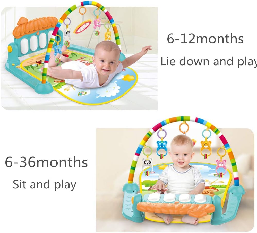 piano tummy time mat