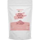 mGanna 100% Natural Rose Clay/Pink Kaolin Clay Powder (1 Pound) for Creams, Face Masks, and Soap Making 1 LBS / 454 GMS
