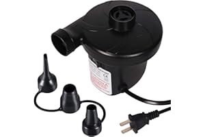 SANIPOE Electric Inflatable Deflated Air Pump, Quick-Fill Inflator Pump for Blow Up Pool Toys Air Mattress Rafts Floats