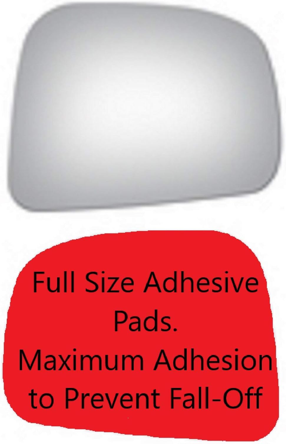 Mirrex 83199 Fits Passenger Right Side Replacement for Nissan Versa 2007 2008 2009 2010 2011 2012 Mirror Glass