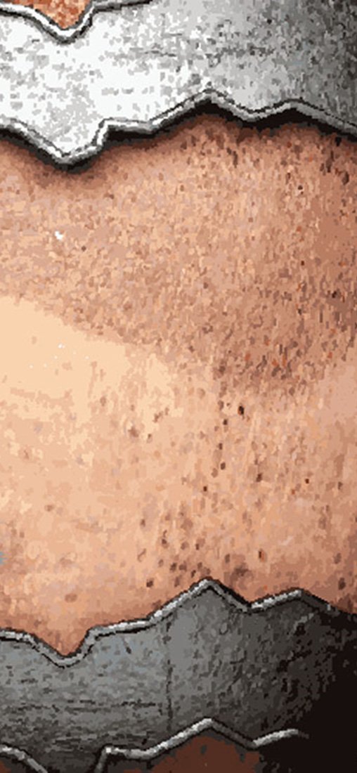 PeelitStickit Metal Wallpaper, Wall Mural ID-021, vinyl