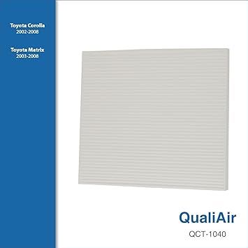 Amazon Com Qualiair Qct 1040 Cabin Air Filter For Corolla