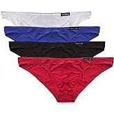 WINDAY Men Briefs Breathable Ice Silk Triangle Bikinis and Briefs D318