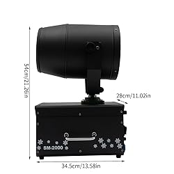 2000W Shaking Head Fake Snow Machines for