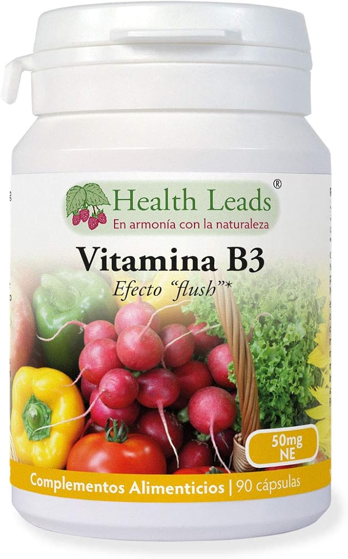 Vitamina B3 niacina/ácido nicotínico (con efecto