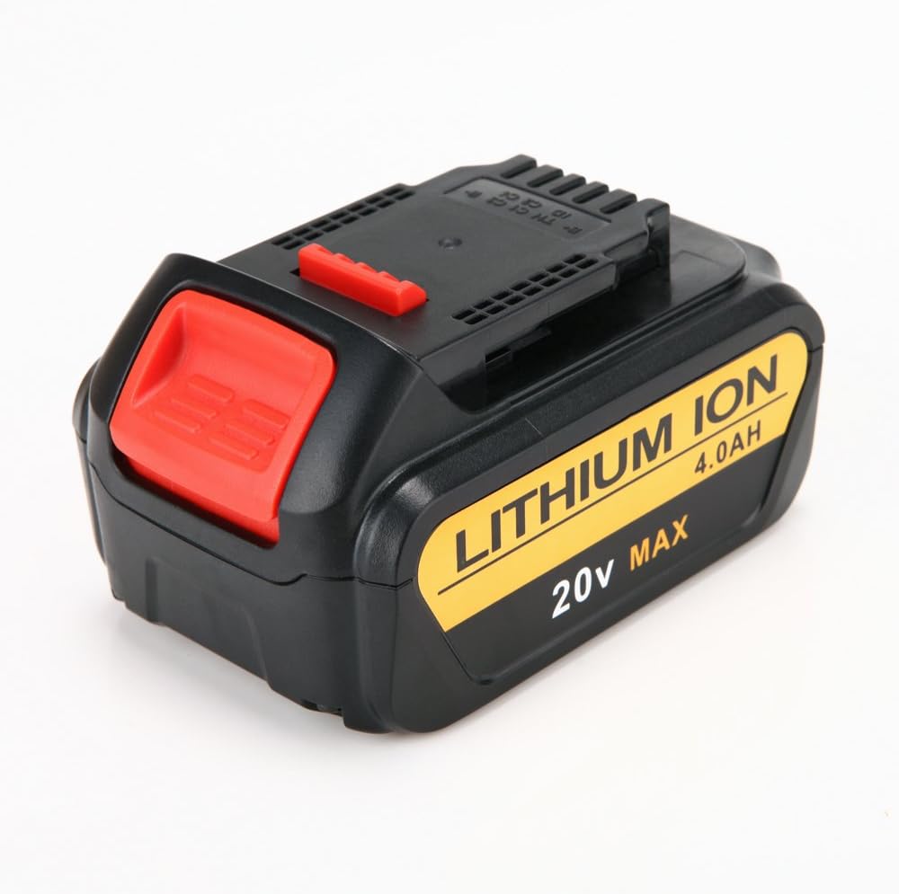 iRULU 4000mAh 20V Power Tools Replacement Batteries for Dewalt DCB180 DCB181 DCB200 DCB201 DCB203 DCB204 DCB205 Series