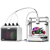 Creality SPARKX i7 Combo 3D Printer, Multi Color with CFS Lite High Speed AI Photo-to-3D Printing 95% Pre-Assemble Auto-Leveling Custom RGB Quick-Swap Essential Parts 10.24&times;10.24&times;10 inch