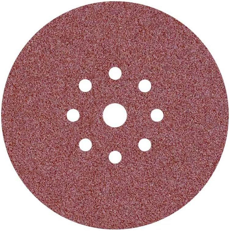 MioTools Fox Hook & Loop Sanding Discs, 225 mm, 9 Holes, Grain 80, f. Drywall Sanders (PU 25)
