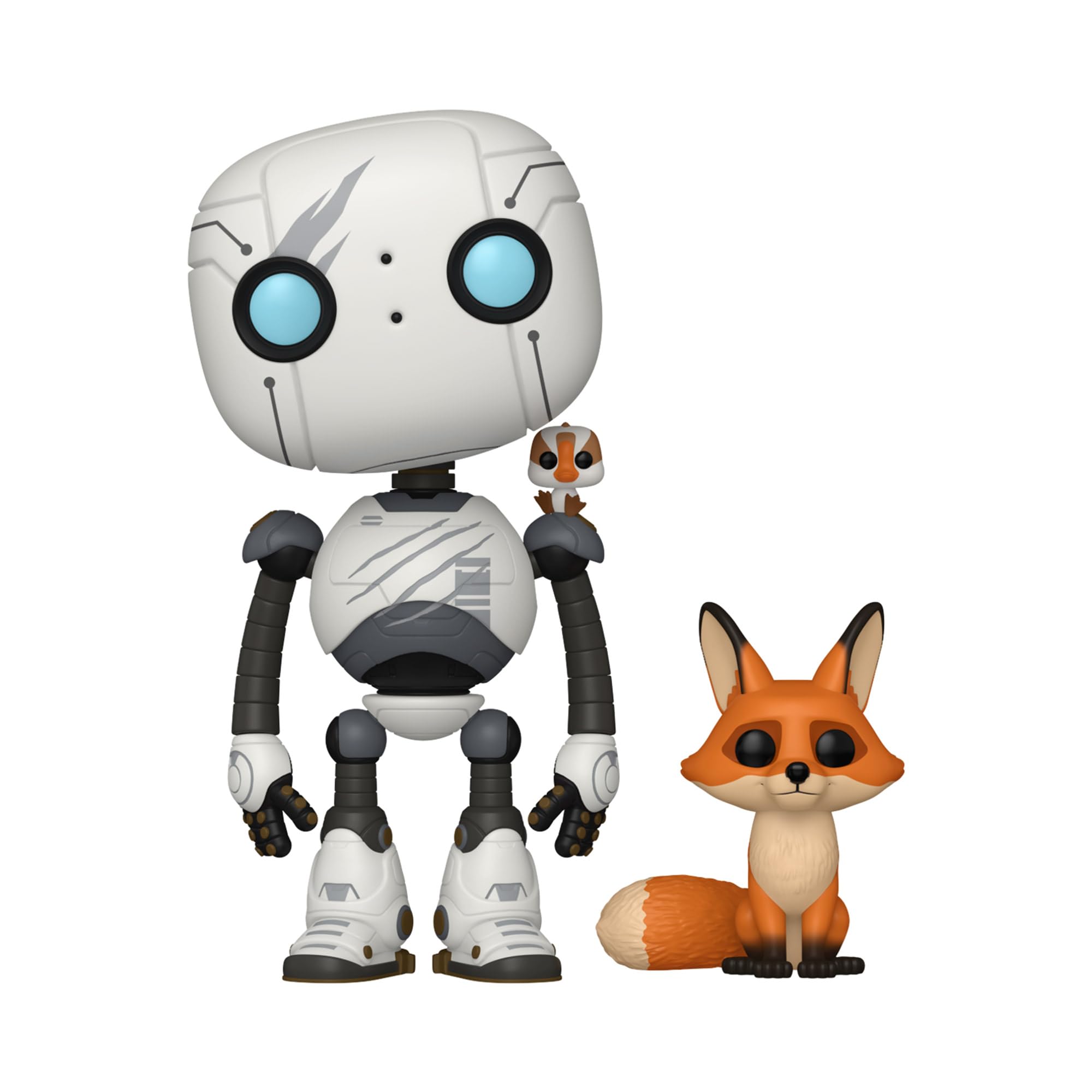 Funko Pop & Buddy: Wild Robot - Roz with Brightbill & Fink - Collectable Vinyl Figure - Gift Idea - Official Merchandise - Toys for Kids & Adults - Cartoon/Animation Fans