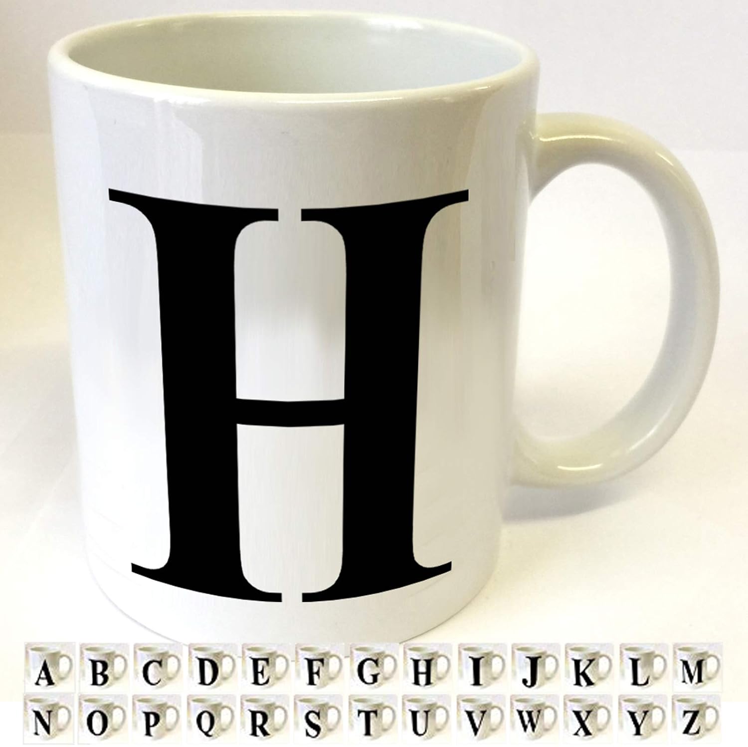 Alphabet Letter H Mug & Coaster Set [Mug ONLY] Amazon.co.uk