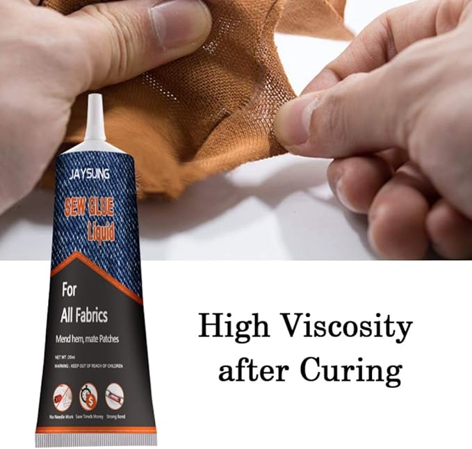 Mrinb 30ML Fabric Adhesive Sew Glue Multifunctional Repair Glue Fast