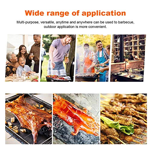 Rbay 40W BBQ Grill Rotisseries Kit, 60-90Lb Electric Grill Universal Rotisserie Kit for Pig Rotisserie Hog Lamb