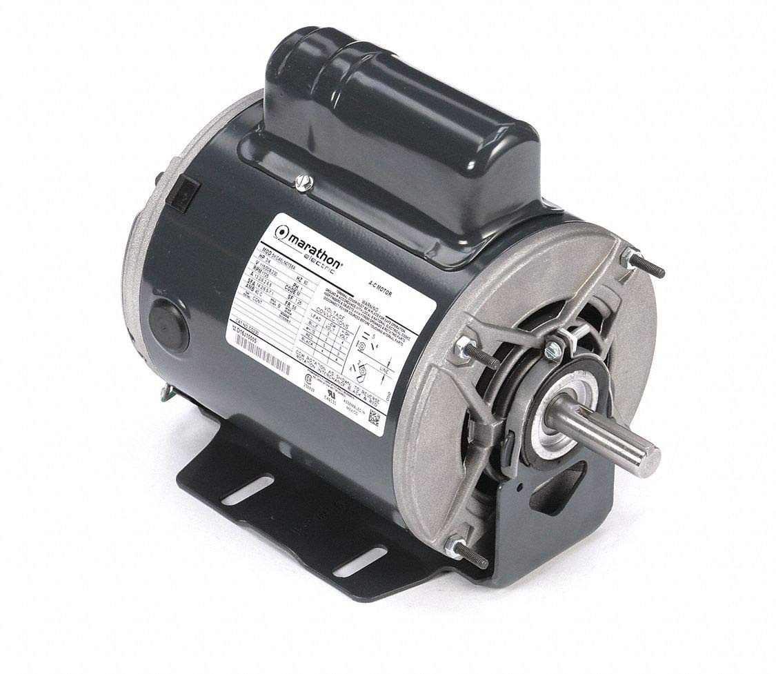 Belt Drive Motor 1/3 HP 1725 RPM 115 Volts 6.6 Amps Electric Motors General Purpose Motors