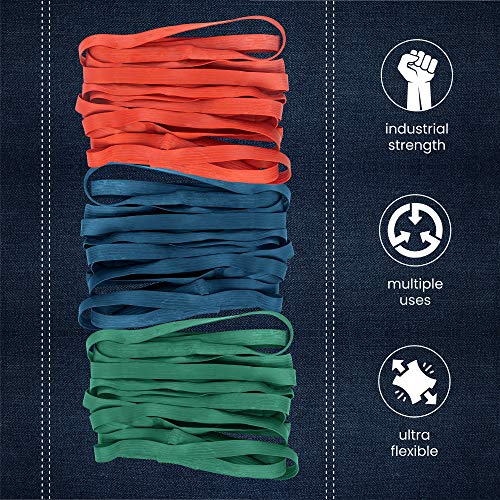 12 Pack Variety Extra Large Moving Rubber Bands 42", 30" and 26" Length