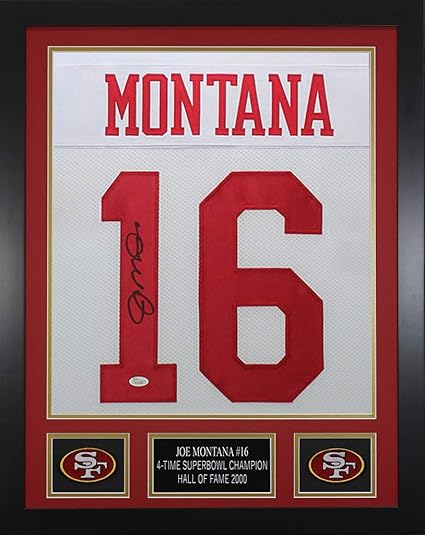framed 49ers jersey