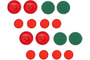 TOYANDONA Mini Air Hockey Paddles and Pucks Portable Table Hockey Accessories for Adults Fit and Strikers for