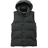 Mercer+Mettle Women's Puffy Vest | Hooded Puffer Vest for Women, Water Repellent, Breathable, Lightweight Insulation
