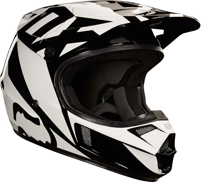 Fox V1 RACE YOUTH Motocross Kinder Helm 2018 - schwarz